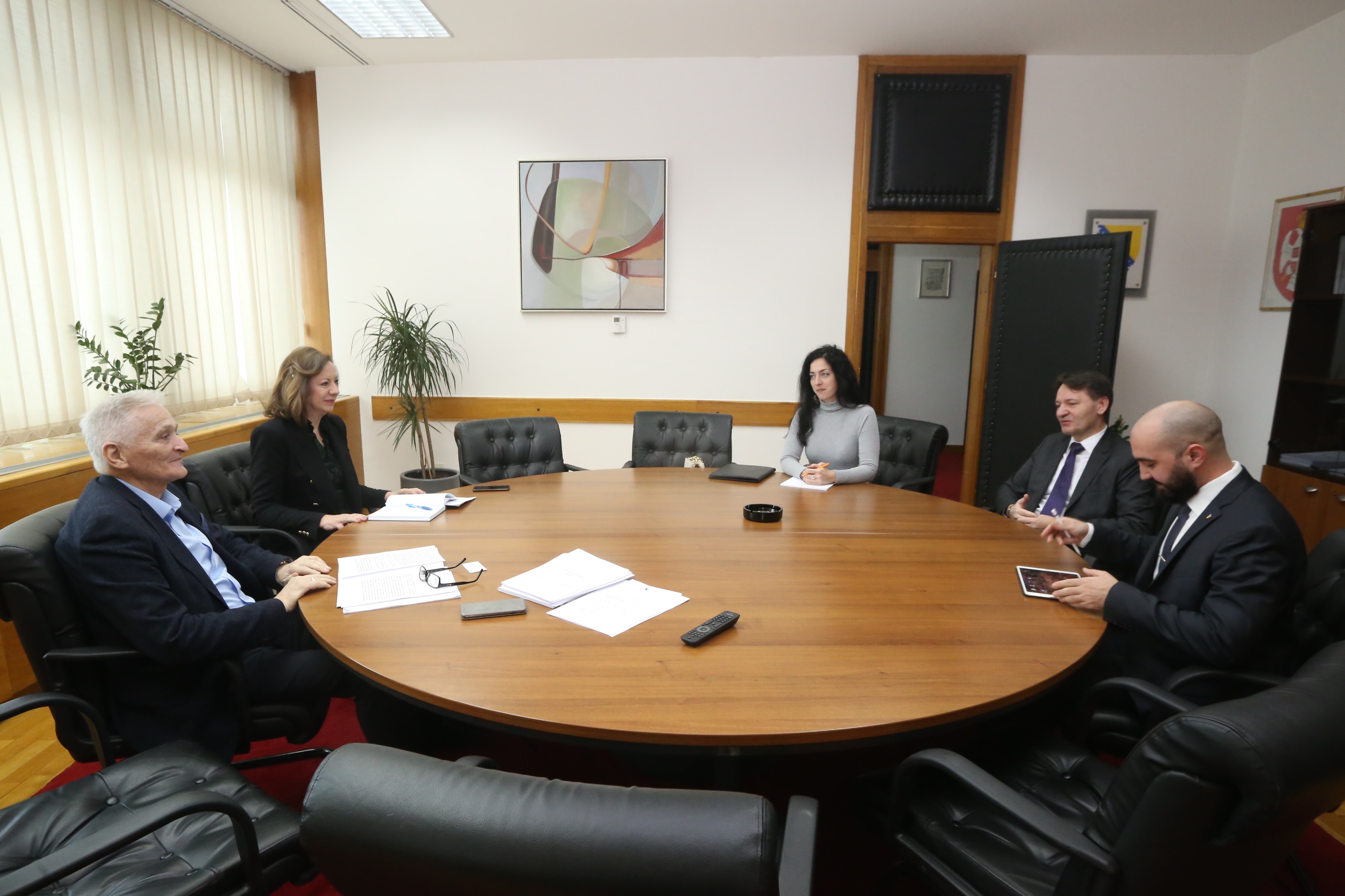 Speaker of the House of Peoples of the PABiH Dr. Nikola Špirić met with the Ambassador of Romania to Bosnia and Herzegovina